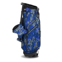 TS5-51 Stand Bag 27.5 Inch, Blue Camo Bag -Golf Sports Shop 10143 AltA