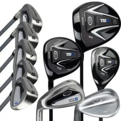 Left Hand TS5-51 10 Club Stand Set Graphite, Black/White Bag 10 Left Hand TS5-51 10 Club Stand Set Graphite, Black/White Bag -Golf Sports Shop 10153 AltB