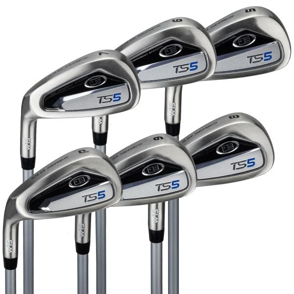 Left Hand TS5-51 6 Club Iron Set Graphite Shafts 2 Left Hand TS5-51 6 Club Iron Set Graphite Shafts