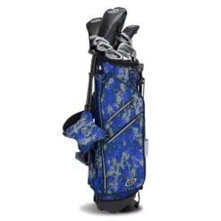 Right Hand TS5-54 10 Club Stand Set Graphite, Blue Camo Bag -Golf Sports Shop 11113 AltA
