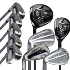 Left Hand TS5-54 10 Club Hybrid Iron Set Graphite Shafts