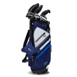 Right Hand TS5-57 7 Club Stand Set Combo, Navy/White Bag -Golf Sports Shop 12110 AltA