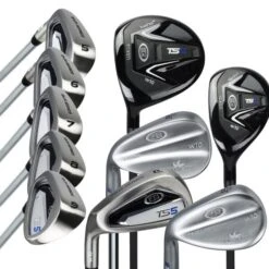 Left Hand TS5-57 10 Club Hybrid Iron Set Combo Shafts