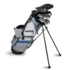 Left Hand TS5-60 10 Club Stand Set Combo, Silver/White/Blue Bag -Golf Sports Shop 14154 main.default