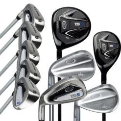 Left Hand TS5-60 10 Club Hybrid Iron Set Combo Shafts