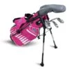 Right Hand UL42-s 4 Club Stand Set, Pink/White Bag -Golf Sports Shop 14762 main.default