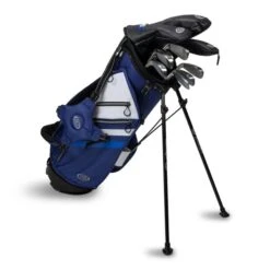Right Hand TS5-66 10 Club Stand Set Graphite, Navy/White Bag