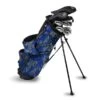 Left Hand TS5-66 10 Club Stand Set Graphite, Blue Camo Bag -Golf Sports Shop 19162 main.default