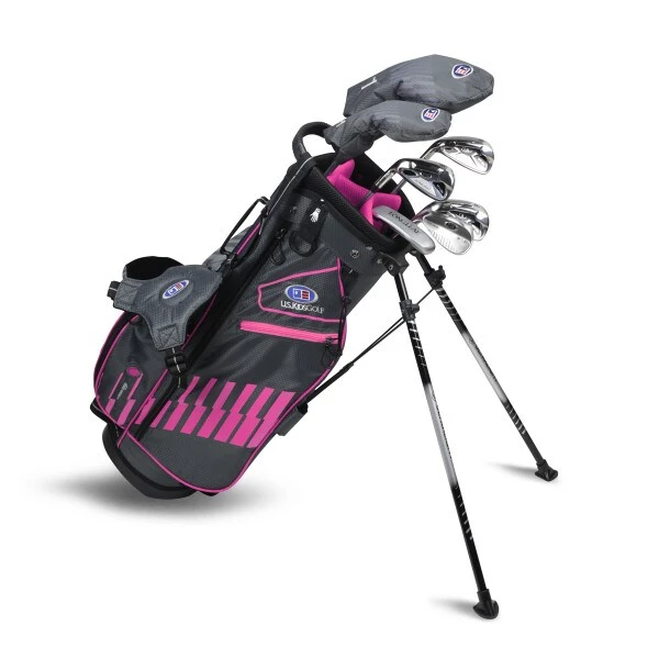 Left Hand UL51-s 7 Club DV3 Stand Set, Black/Pink Bag 3 Left Hand UL51-s 7 Club DV3 Stand Set, Black/Pink Bag