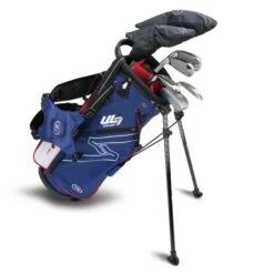 Left Hand UL7-48 7 Club Stand Set, Navy/Red
