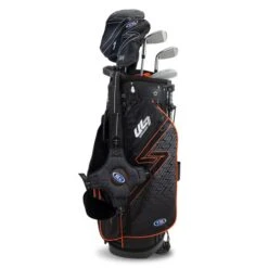 Right Hand UL7-51 5 Club Stand Set, Black/Orange -Golf Sports Shop 24101 AltA 1