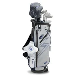 Left Hand UL7-51 7 Club Stand Set, Silver/Navy -Golf Sports Shop 24105 AltA