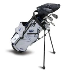 Left Hand UL7-51 7 Club Stand Set, Silver/Navy