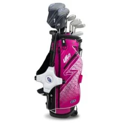 Left Hand UL7-51 7 Club Stand Set, Pink/White -Golf Sports Shop 24106 AltA
