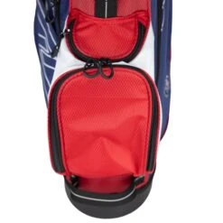 Left Hand UL7-57 7 Club Stand Set, Navy/Red -Golf Sports Shop 26105 AltB
