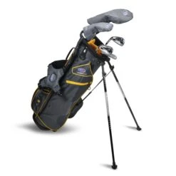 Left Hand UL63-s 5 Club Stand Set, Grey/Gold Bag