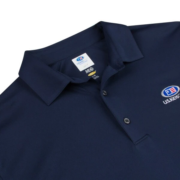 USKG Mens Solid ML75 Polo, Deep Navy 4 USKG Mens Solid ML75 Polo, Deep Navy - Image 2