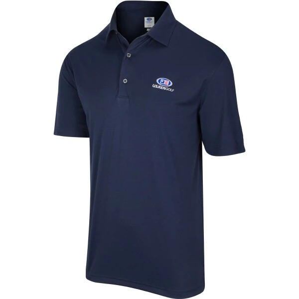 USKG Mens Solid ML75 Polo, Deep Navy 3 USKG Mens Solid ML75 Polo, Deep Navy