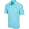 USKG Mens Solid ML75 Polo, Aqua Air -Golf Sports Shop 40403 main.default