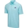 USKG Mens Micro Stripe Polo, Aqua Stream -Golf Sports Shop 40409 main.default