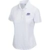 USKG Womens Solid ML75 Polo, Classic White -Golf Sports Shop 40486 main.default