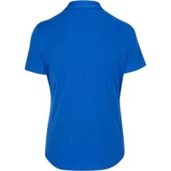 USKG Womens Solid ML75 Polo, Maritime Blue -Golf Sports Shop 40504 AltA