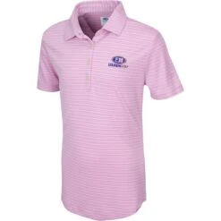 USKG Womens Micro Stripe Polo, Magenta Stream