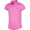 Oval Womens Solid ML75 Polo, Magenta -Golf Sports Shop 40624 main.default