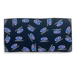 USKG Multi Logo Microfiber Towel -Golf Sports Shop 42448P Black