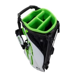 EpTOUR Stand Bag, White/Black/Green, 32 Inch -Golf Sports Shop 46097 AltF
