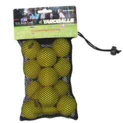 Yard Ball 12-Ball Pack In Mesh Bag Yellow -Golf Sports Shop 46305 AltA