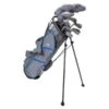 Right Hand ULW-63 AV2 10 Club Stand Bag Set, All Graphite, Grey/Blue Bag -Golf Sports Shop 64144 main.default
